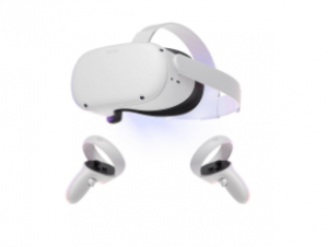 Casque de réalité virtuelle blanc